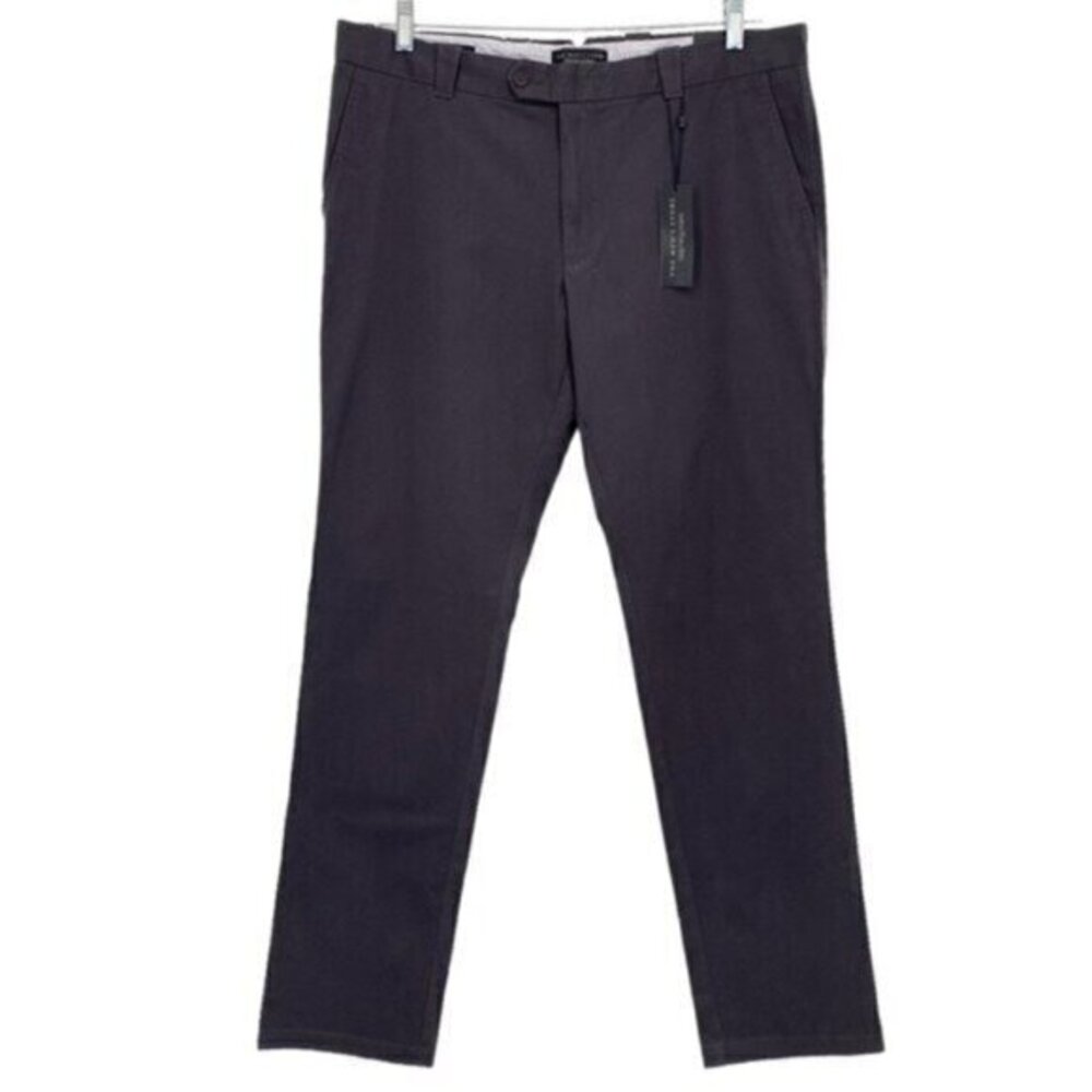 Bloomingdales Mens Cotton Tailored Fit Khaki Chino Pants New